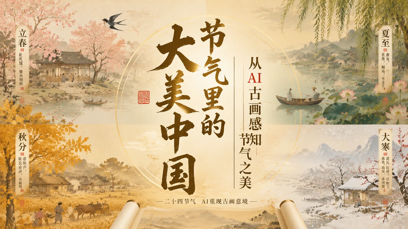 China Through the Solar Terms: Discovering Seasonal Beauty Through AI Art